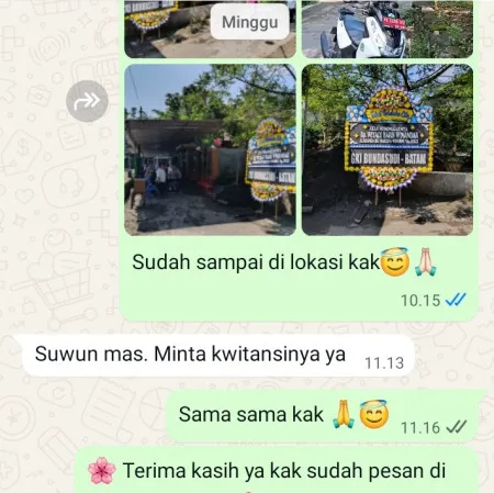Pengiriman Papan Bunga Duka Kejaksan